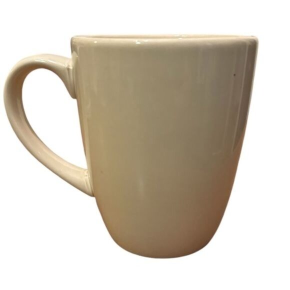 JCP Home Ivory Ceramic Mug 15 Oz Dishwasher & Microwave Safe - Picture 1 of 5